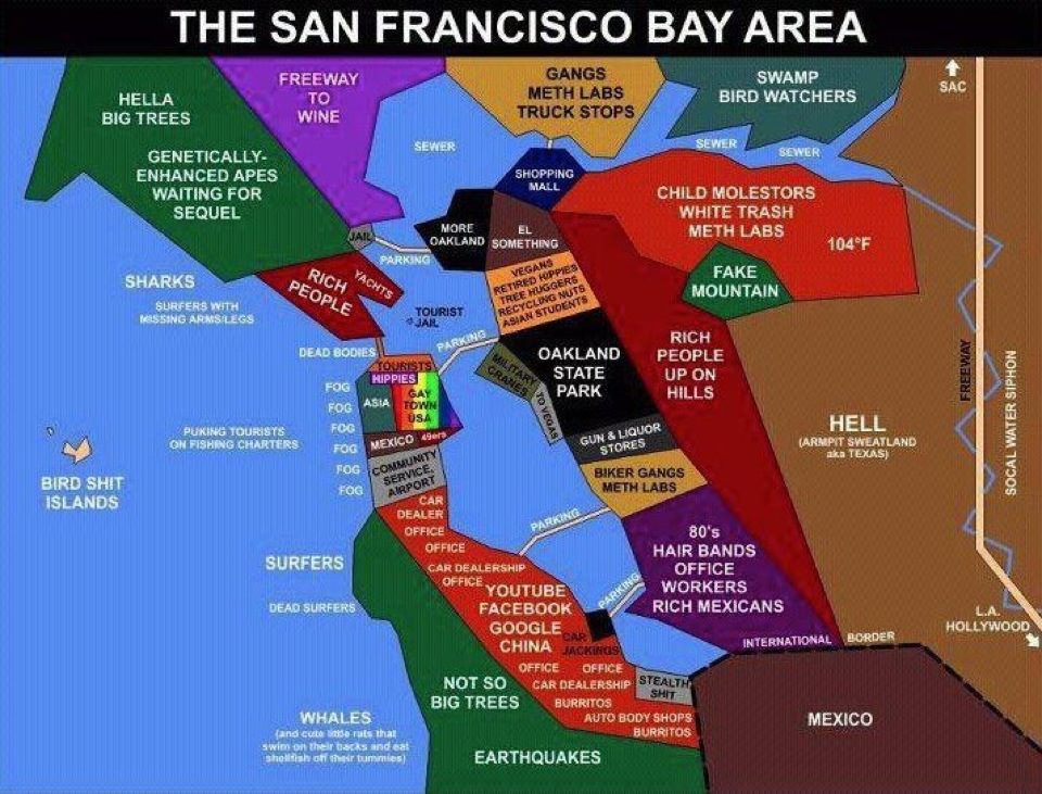 California for beginners San+Francisco+Bay+Area