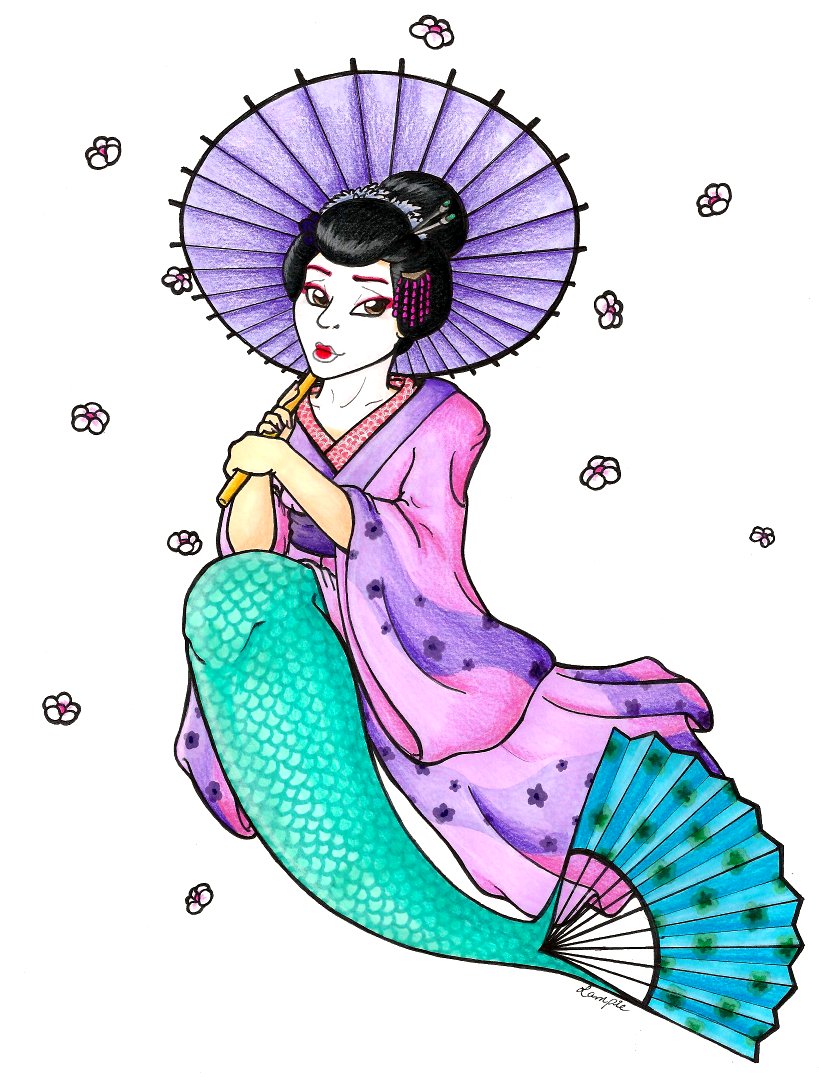 mer maid geisha Mer maid geisha