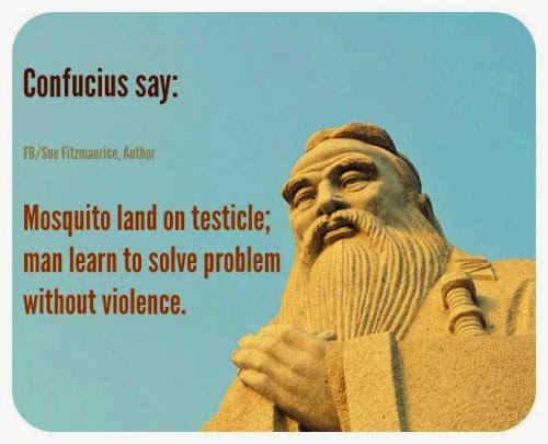Citizen aunty Today's Nutty Joke: Confucius say: