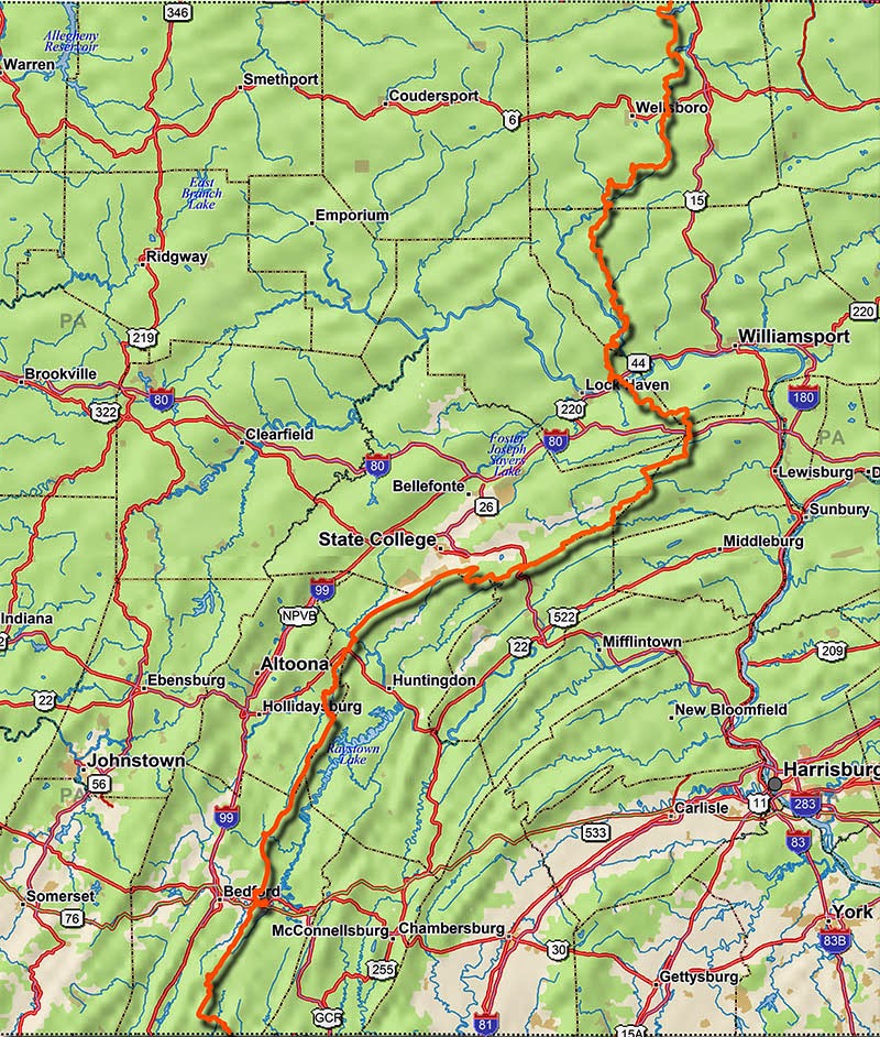 Every Day Is An Adventure MidState Hiking Trail in Pennsylvania