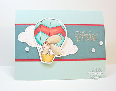Follow Your Dreams card-designed by Lori Tecler/Inking Aloud-stamps and dies from The Cat's Pajamas