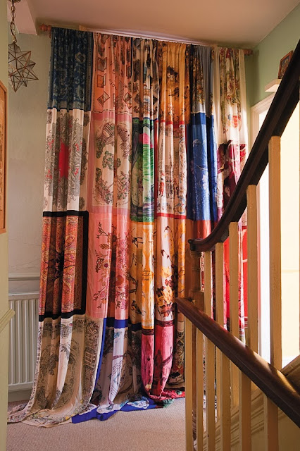 DIY rideau foulards