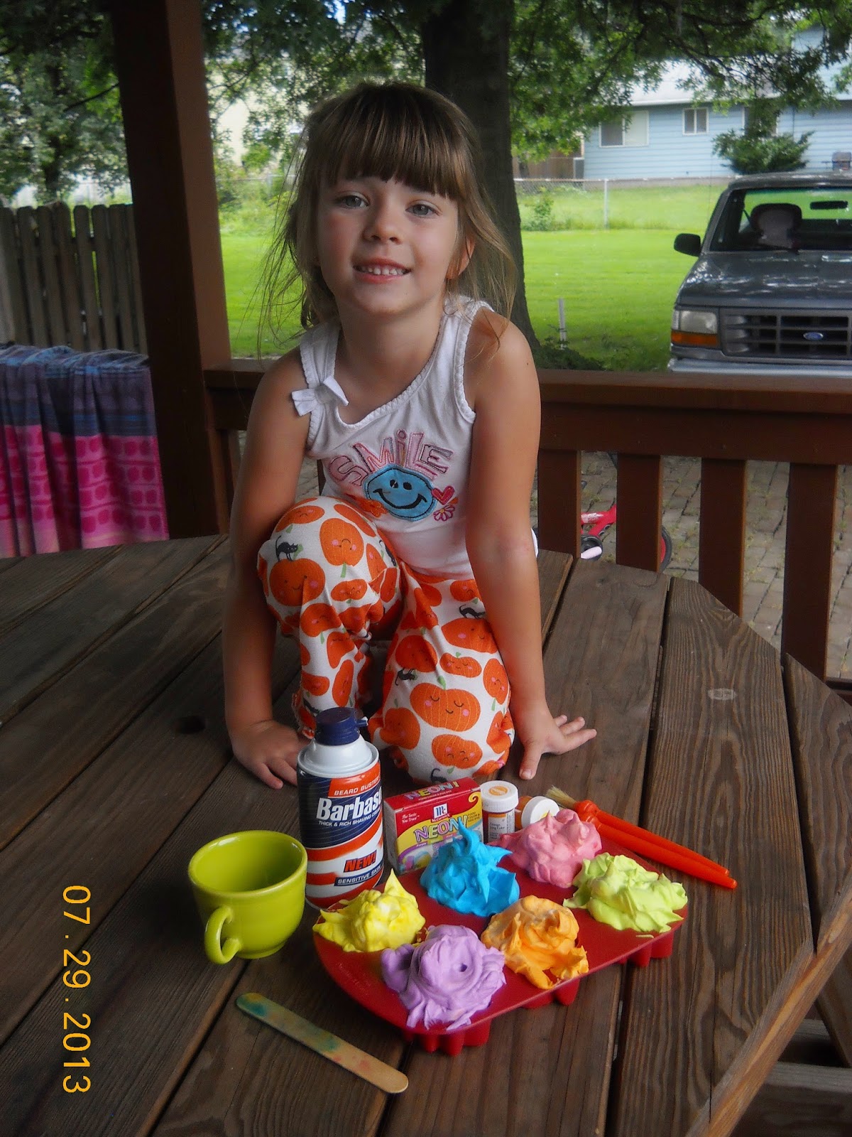 Nurturing Naters with learning activities at home Shaving Cream bath