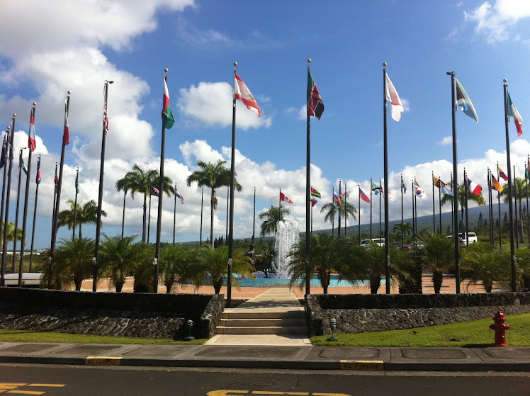 Flags at University of the Nations - YWAM