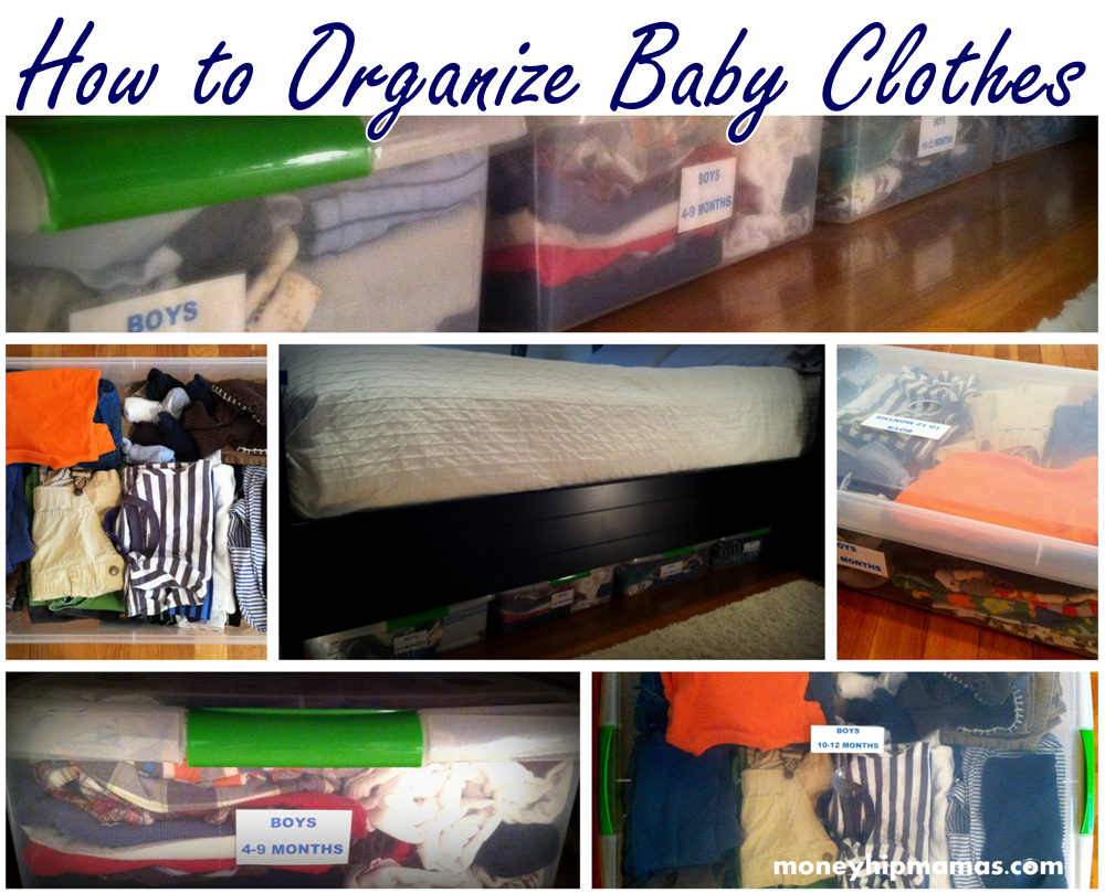 Money Hip Mamas The Ultimate Way To Store Baby Clothes