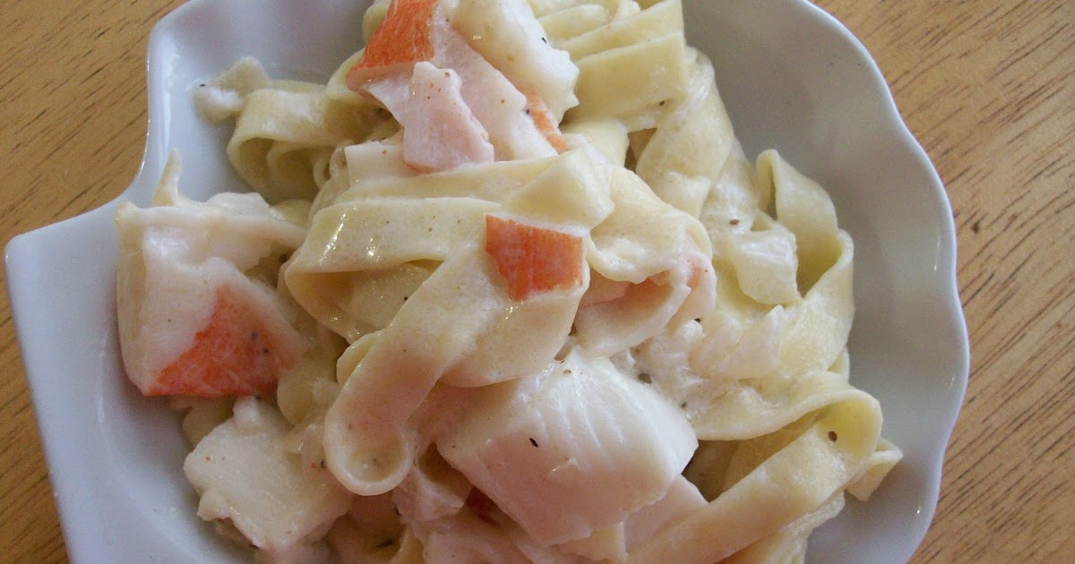 Martha's Recipe Cabinet: Imitation Crab Linguine