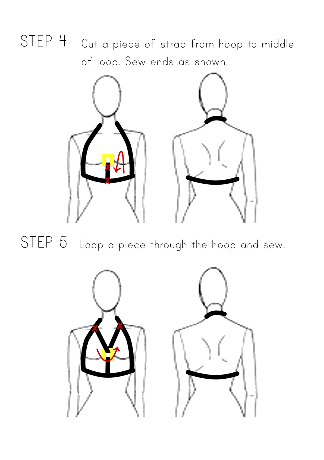 mirukukeki DIY Elastic Body Harness