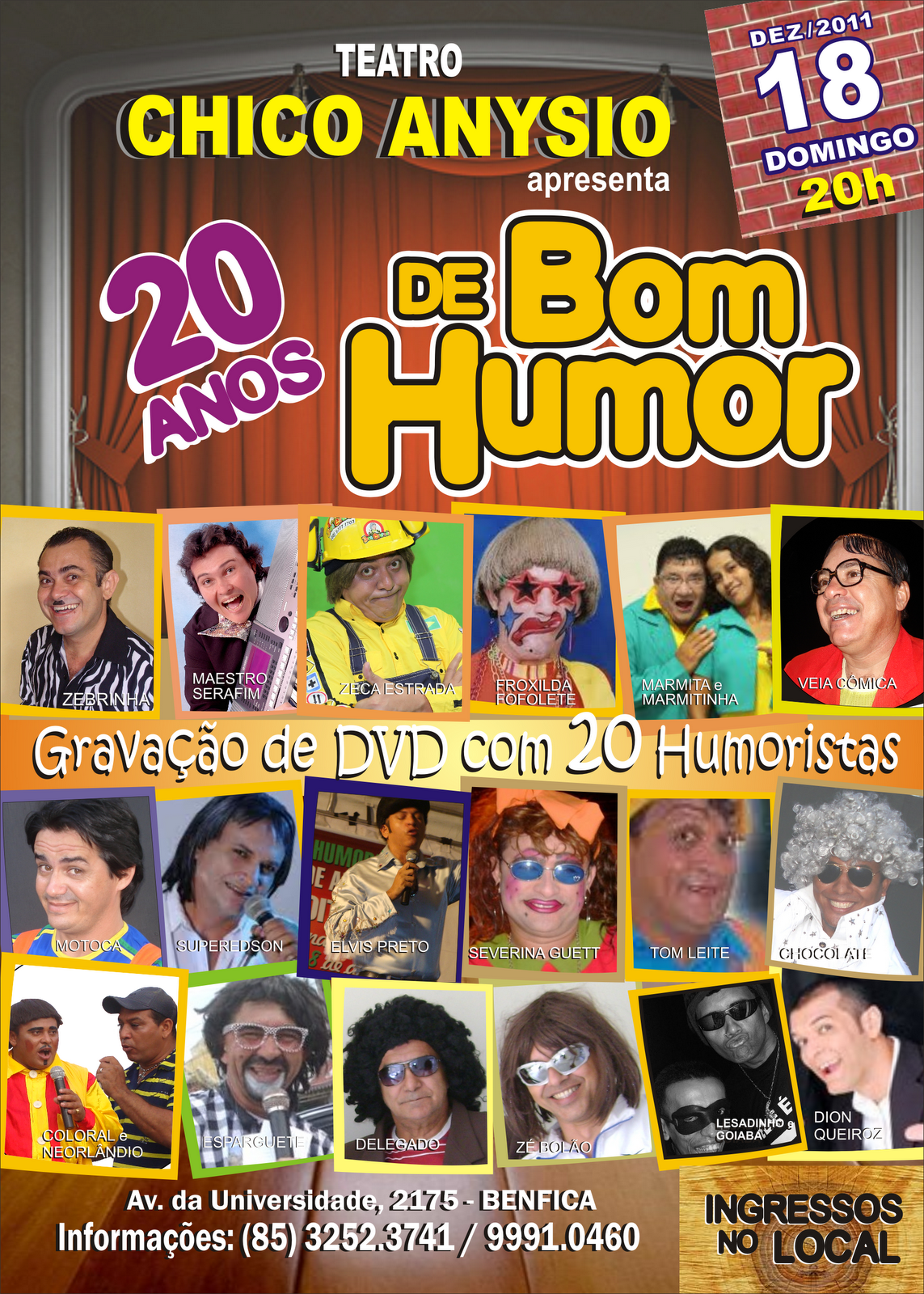 Skolástica faz show de humor em Teresina na noite de hoje 