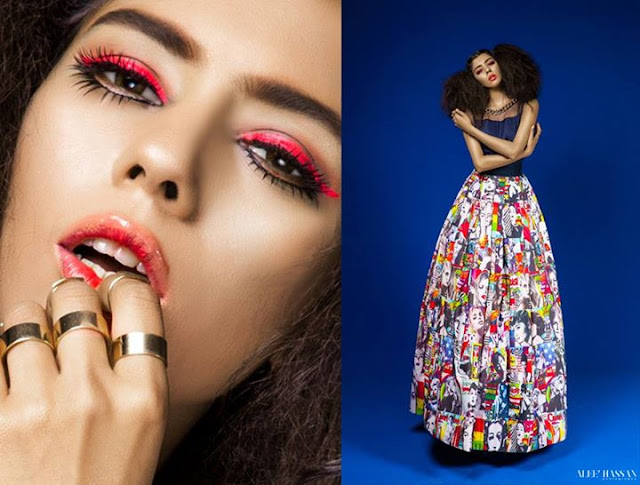 Anam Malik Photoshoot Play On Prints for 9Lines