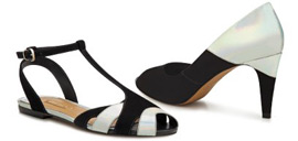 Arezzo verão tendência sapatos preto e branco Arezzo verão tendência sapatos preto e branco
