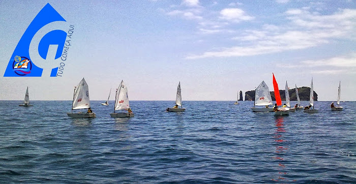 Tudo começa aqui. Sailing Optimist