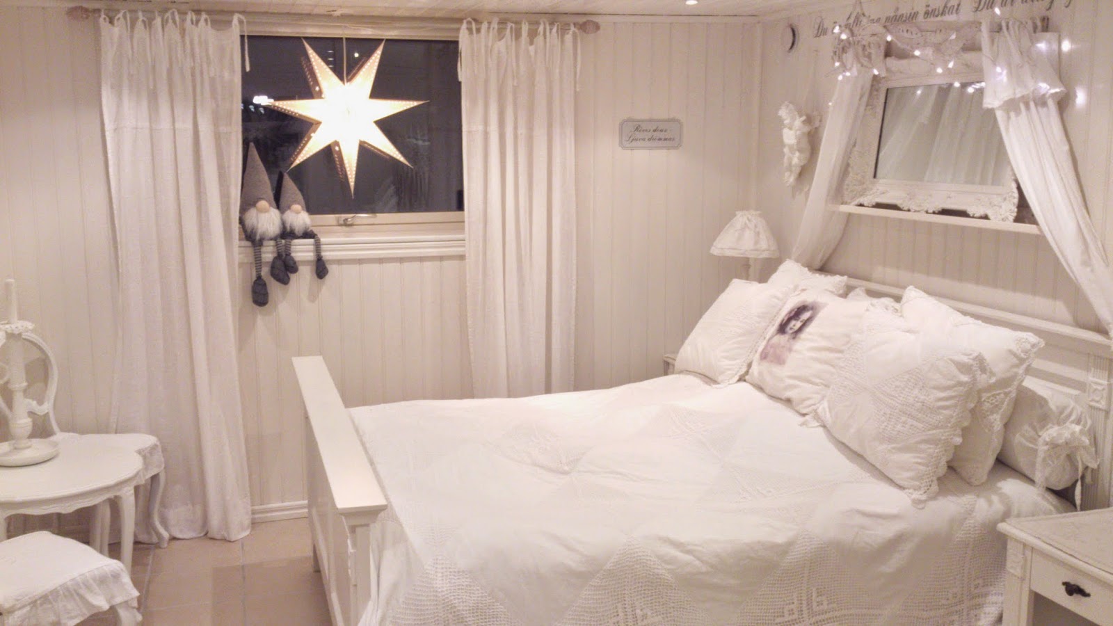 Cecilias hem: adventsfint i sovrummet