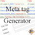 Online Advanced Meta Tag Generator