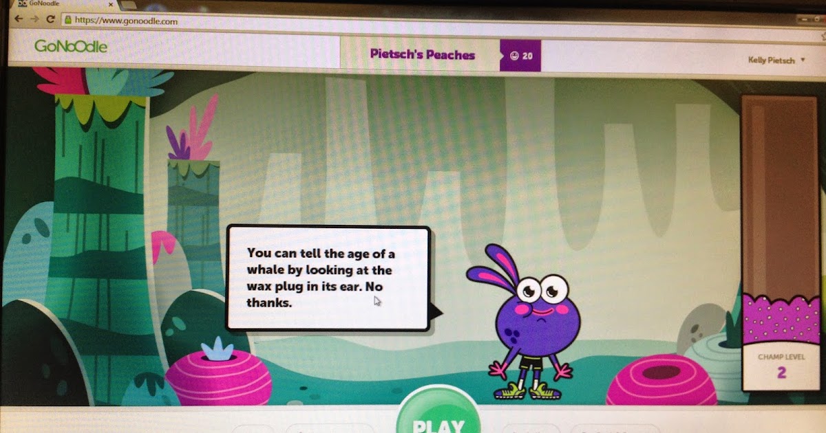 Fun in First Grade with Ms. Pietsch!: Go Noodle!