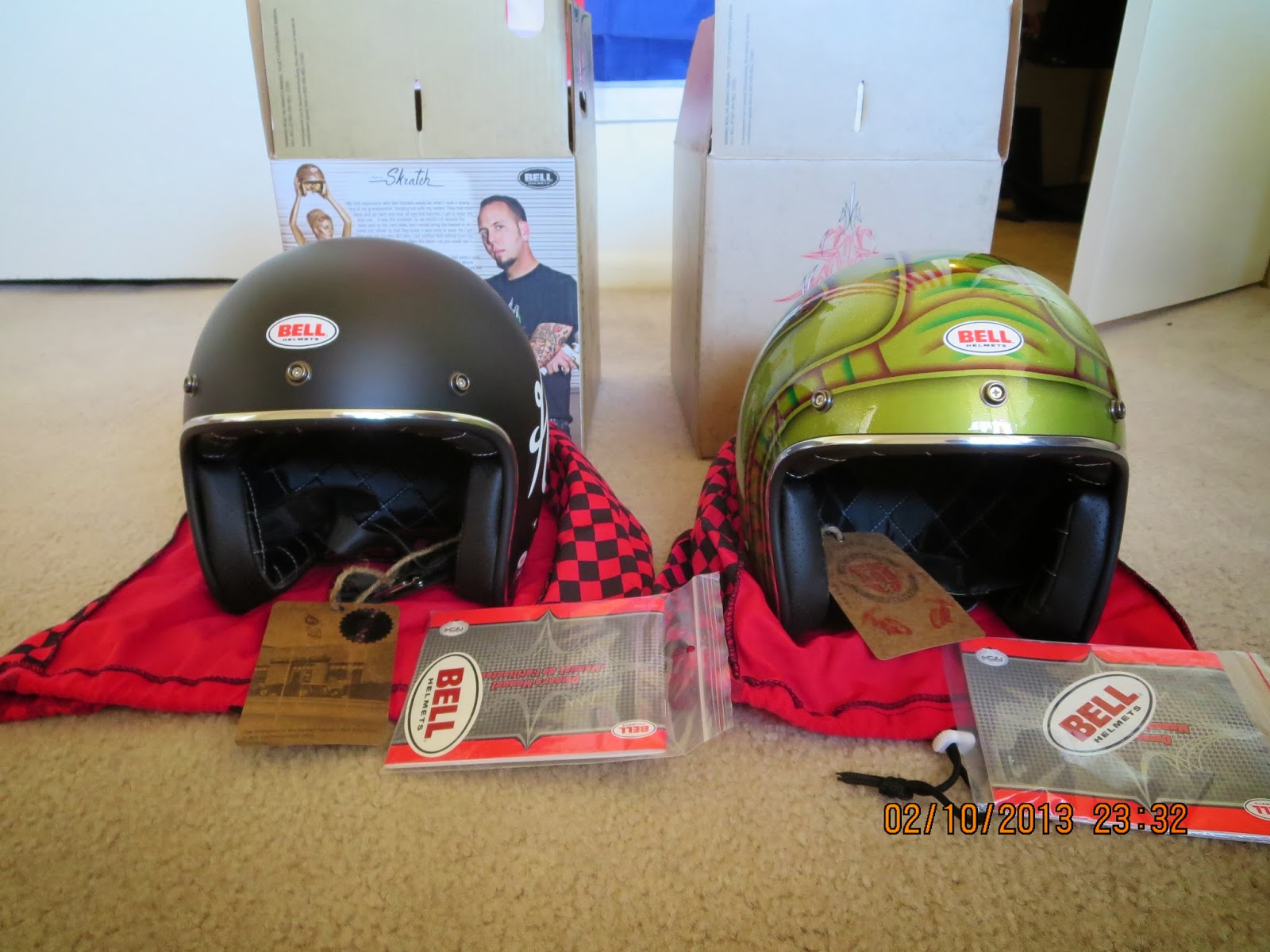 New Bell Custom 500 Hellfire Helmet RM790 termasuk penghantaran