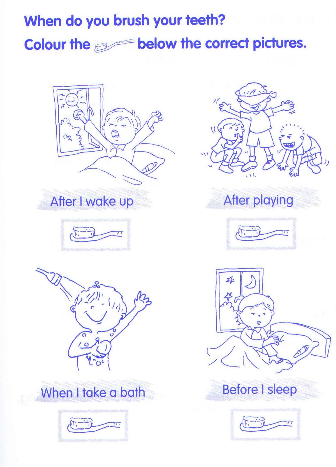 Free Worksheet Healthy Habits Worksheets koh lee ching d 20102041772 el w03 science year 1 exercise good daily habits