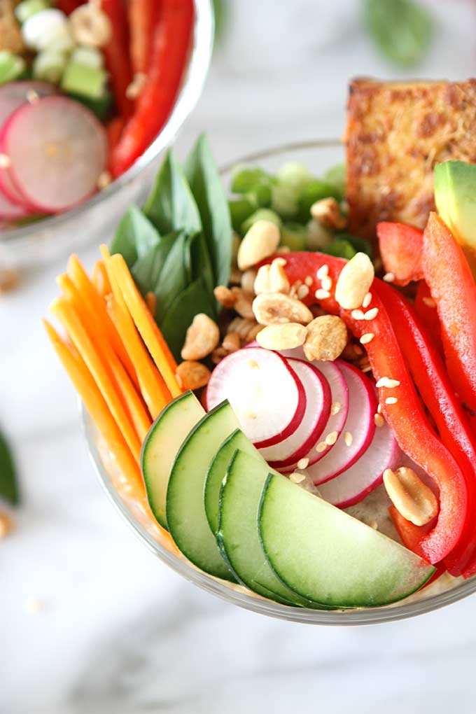 [Vietnamese Recipes] Lemongrass Tofu Farro Salad All Asian Recipes