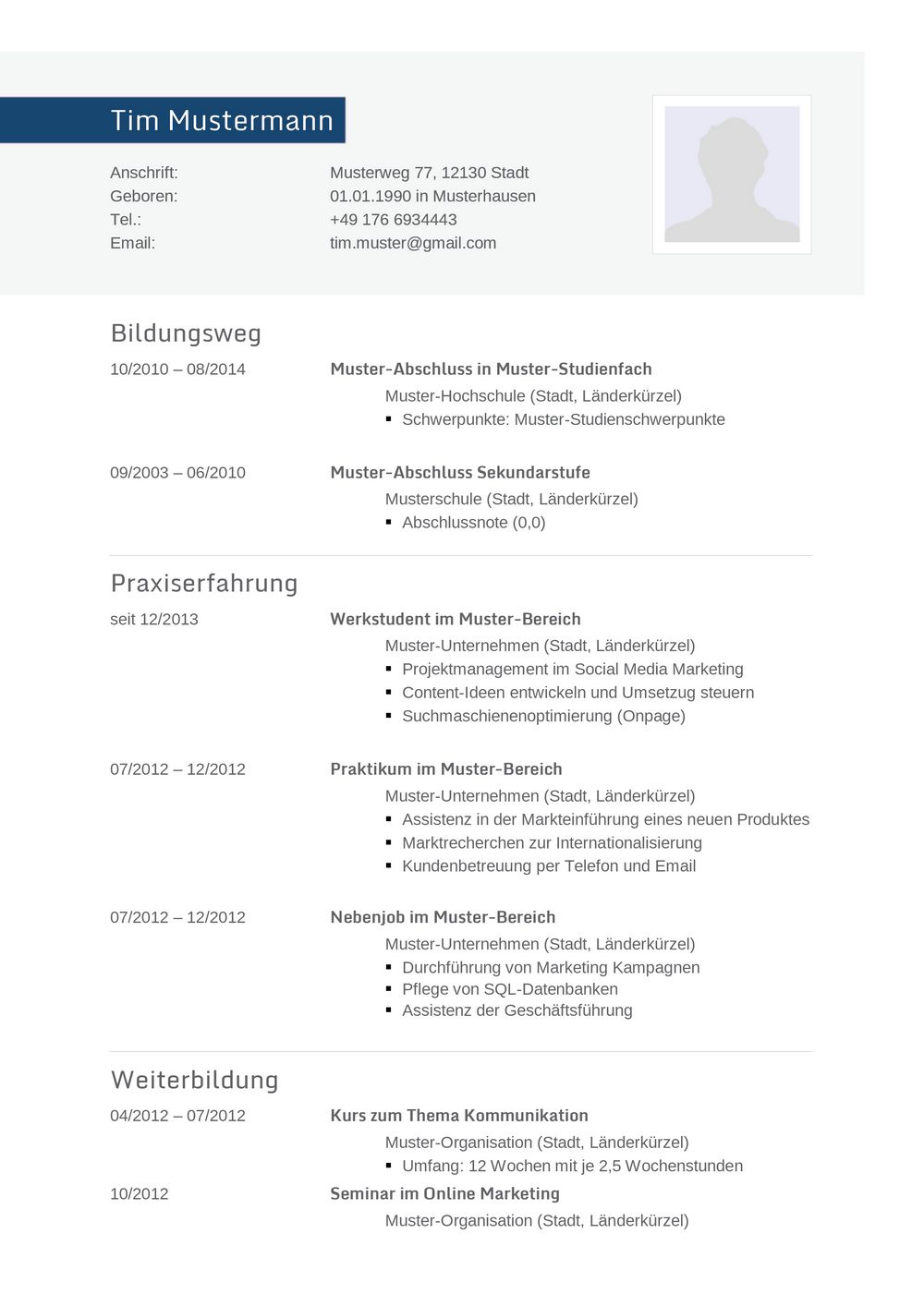 Lebenslauf Vorlage Kostenlos Dokument Blogs Lebenslauf Vorlage Kostenlos Dokument Blogs