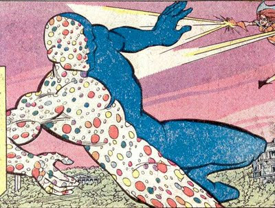 Harvey Comics let Dot design a supervillain