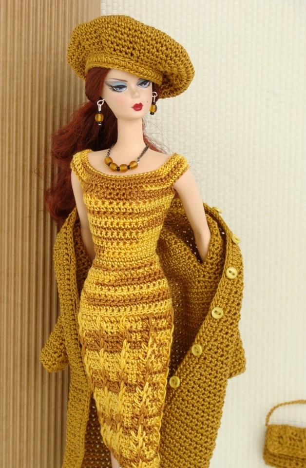 Como No Tempo da Vovó: ROUPAS PARA BARBIE DE CROCHÊ  Barbie crochet gown,  Crochet doll clothes, Crochet doll dress