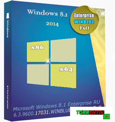Microsoft Windows 8.1 Enterprise 6.3.9600.17031.WINBLUE x86-X64 64 bit
