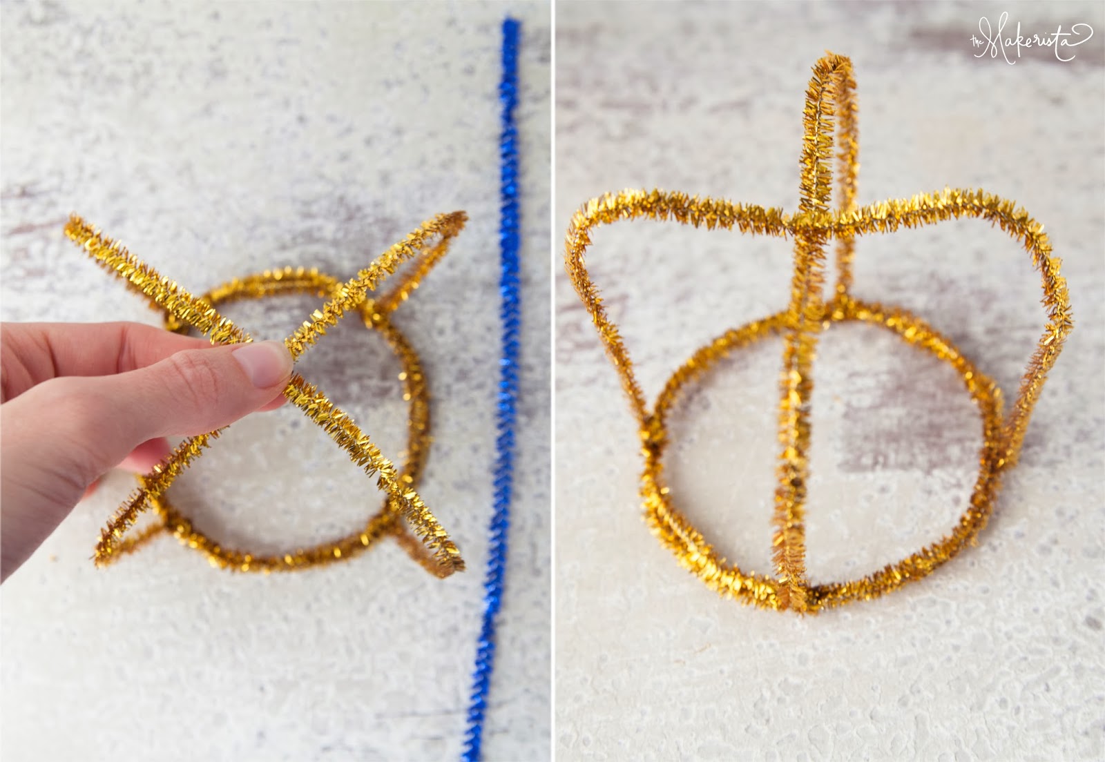 The Makerista: Simple DIY Felt + Pipe Cleaner Crowns