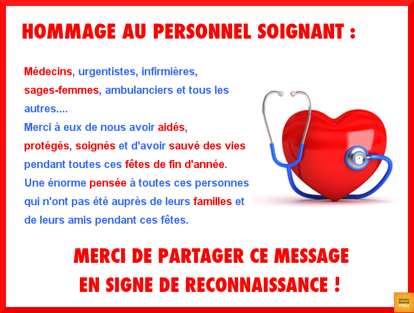 NirvanaSanté Merci au personnel soignant