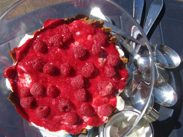 dessert: raspberry trifle dessert: raspberry trifle