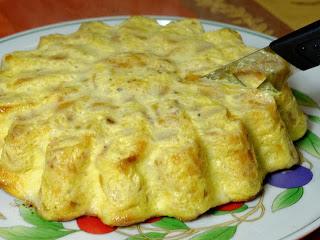 Quiche au cantal et au potiron (sans pâte)