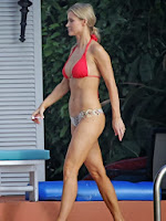 Joanna Krupa Red Bikini Miami