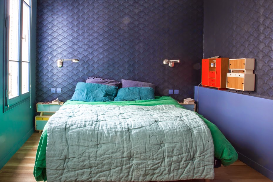 INTERIORS Anais and Nicolas apartment in Paris 14th