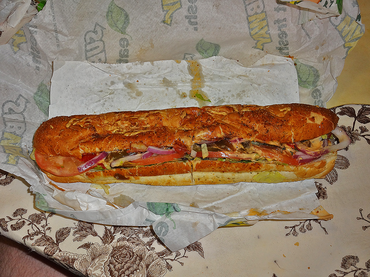 The Shit I Eat Double Meat Bacon Footlong From Subway
