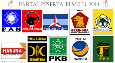 Daftar Partai Politik Peserta Pemilu 2014