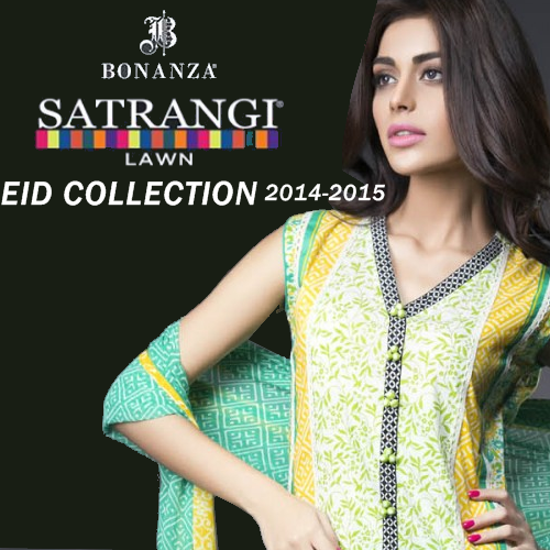 Bonanza Eid Collection 2014 Satrangi Eid Collection 2014