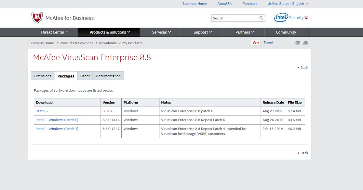 McAfee VirusScan Enterprise 8