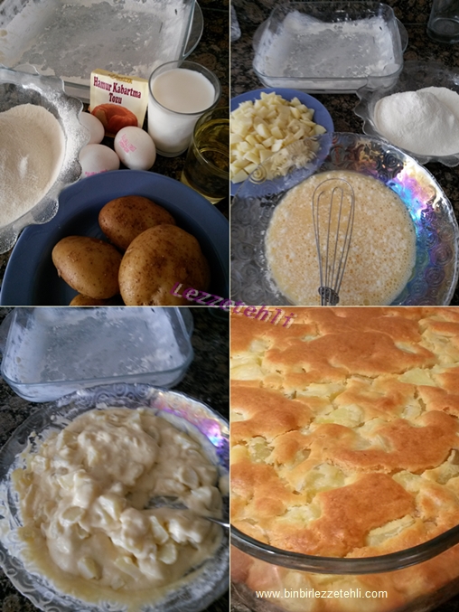 Lezzet Ehli Patatesli Kolay Kek Tarifi