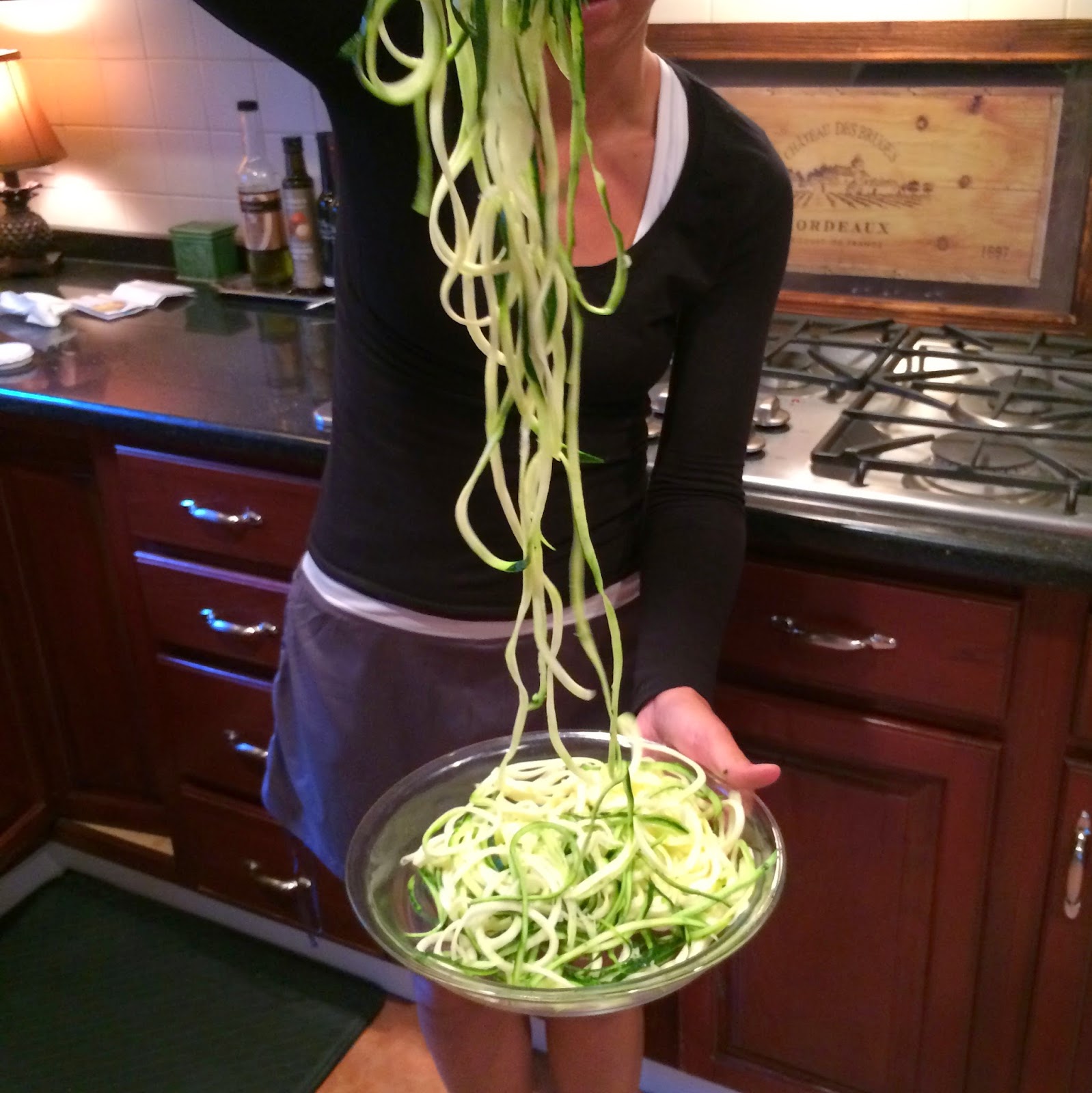 Food Impressions Garlic and Olive Oil Zoodles!!!! (Zucchini Noodles)