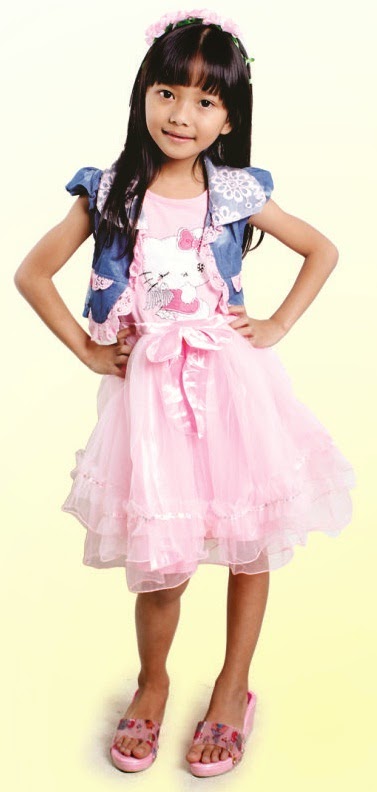 dress anak hello kitty dress anak hello kitty