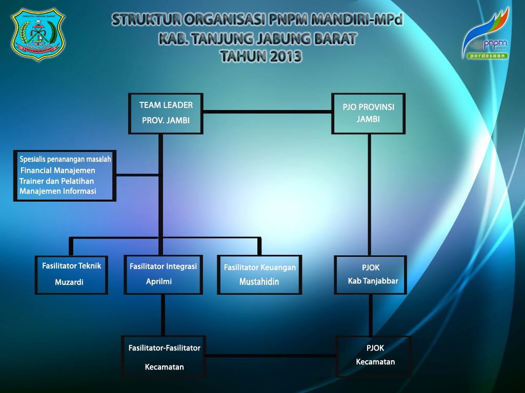 Pnpm Mandiri Perdesaan Struktur Organisasi Dan Pelaku Pnpm Mpd Kab Tanjabbar Tahun 2013
