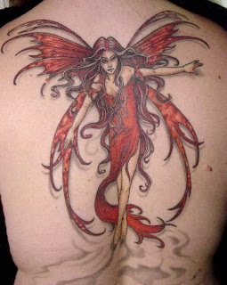 Amy Brown Fairy Tattoo Design