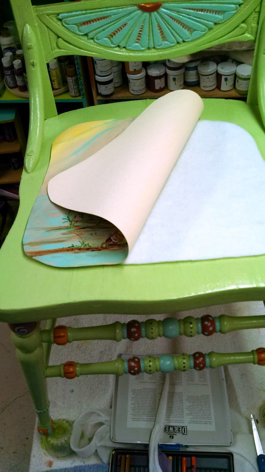 Carolyn's Funky Furniture Playful Kitten Chair