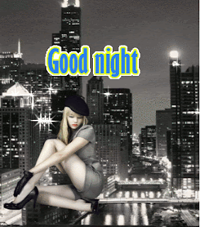 good night girl and skycraper