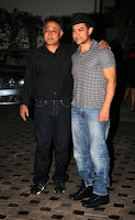 Aamir & Kiran at Mansoor Khan's wedding anniversary celebration
