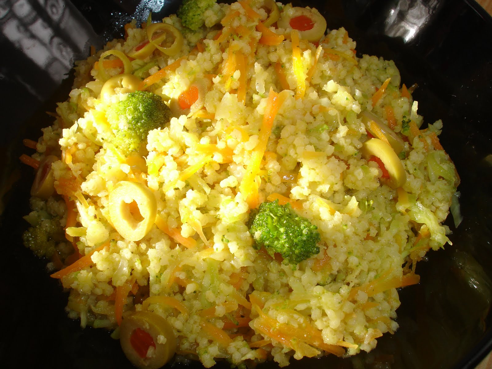 Receitas ao Desafio Millet em salteado de Courgette, Bróculos e Couveflor