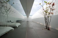 Okinawa Incredible Linear House Design With Exterior Features Four White Rectangular Concrete Slabs Okinawa Incredible Linear House Design With Exterior Features Four White Rectangular Concrete Slabs