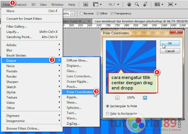 Cara membuat star brushes di photohsop Cara membuat star brushes di photohsop