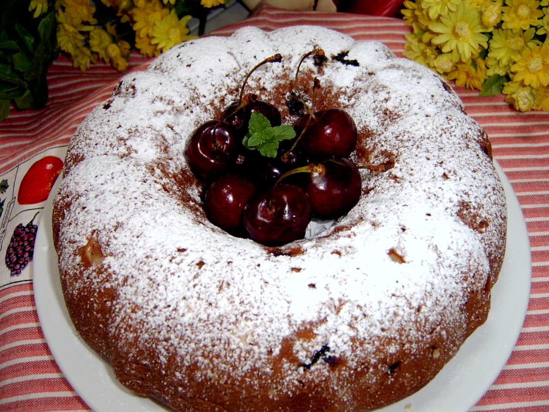 Through The Kitchen Door Cherry Buttermilk Bundt Cake