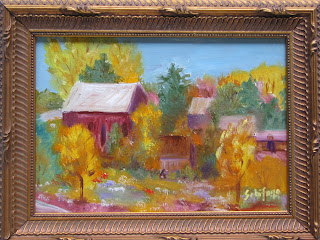 Kathy Schifano, Fall oil painting LMR, Fall painting