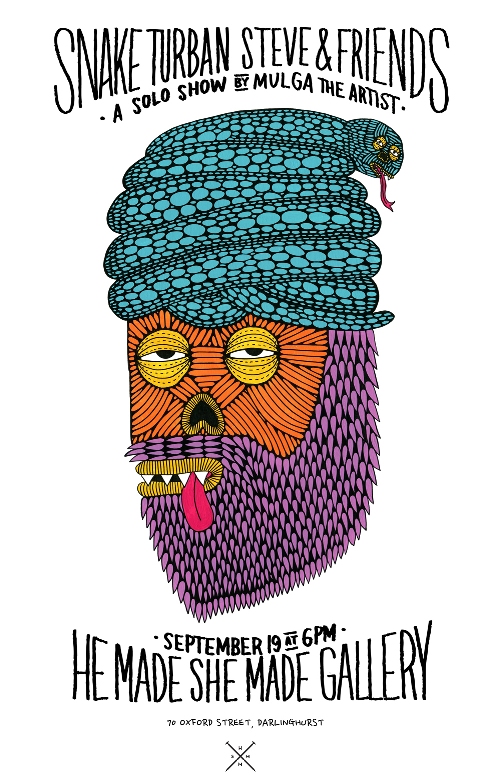 Art-Poster Mulga Chief great beard