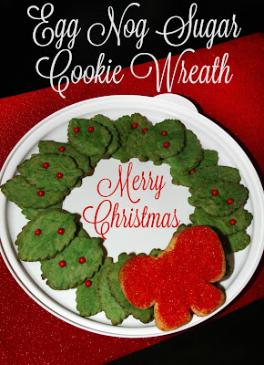 Betty Crocker Egg Nog Sugar Cookie Wreath #bakingwithbetty